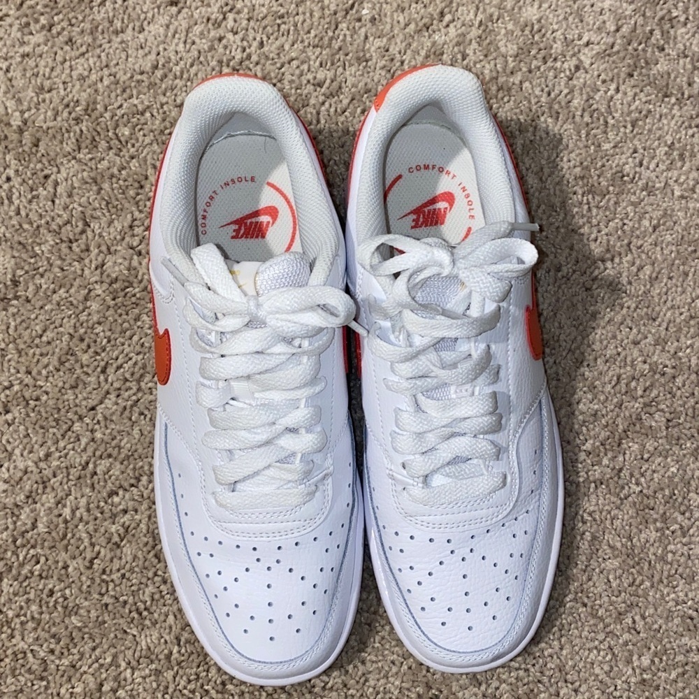 Women's Nike Court Vision Sneakers Sea Coral - Picture 8 of 11
